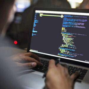 Haitian software programmer coding